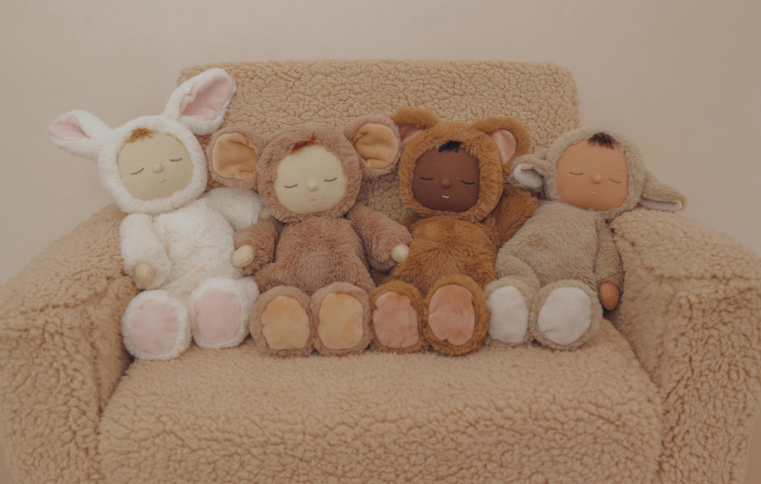 Olli Ella | Cozy Dinkum Doll Mousy Pickle - Brownie